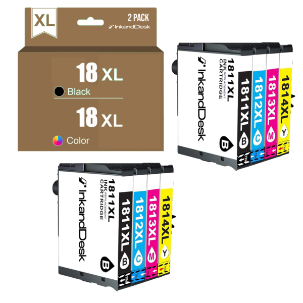 18XL Compatible PACK 8 – COLOR + BLACK