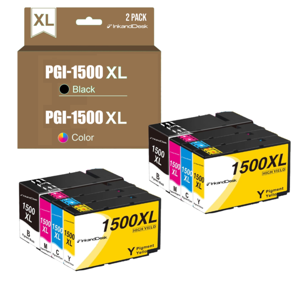 PGI-1500XL Compatible PACK 8 – COLOR + BLACK