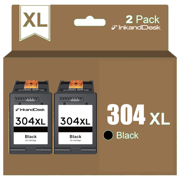 304XL Compatible PACK 2 – BLACK