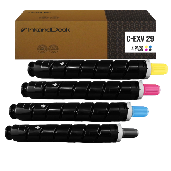 C-EXV29 Compatible PACK 4 - Black/Cyan/Magenta/Yellow