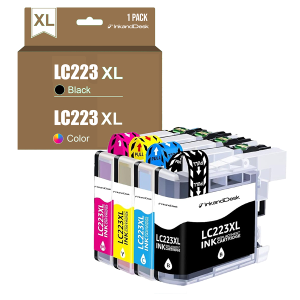 LC223XL Compatible PACK 4 - COLOR + BLACK