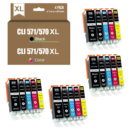 CLI571/570XL Compatible PACK 20 – COLOR + BLACK