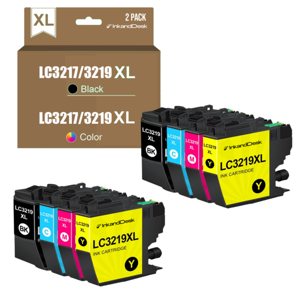 LC3217/3219 Compatible PACK 8 – COLOR + BLACK