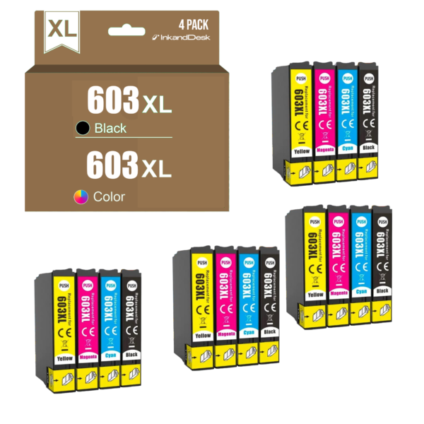 603XL Compatible PACK 16 - COLOR + BLACK