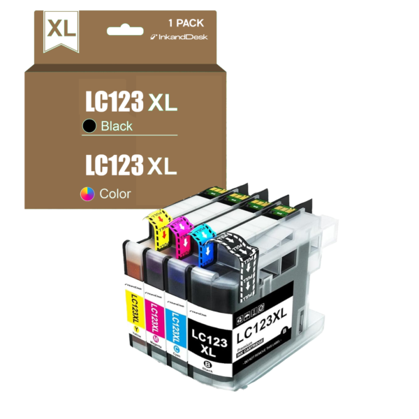 LC123XL Compatible PACK 4 – COLOR + BLACK